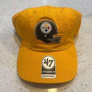 Steelers 47 brand hat - New with tags, OSFA